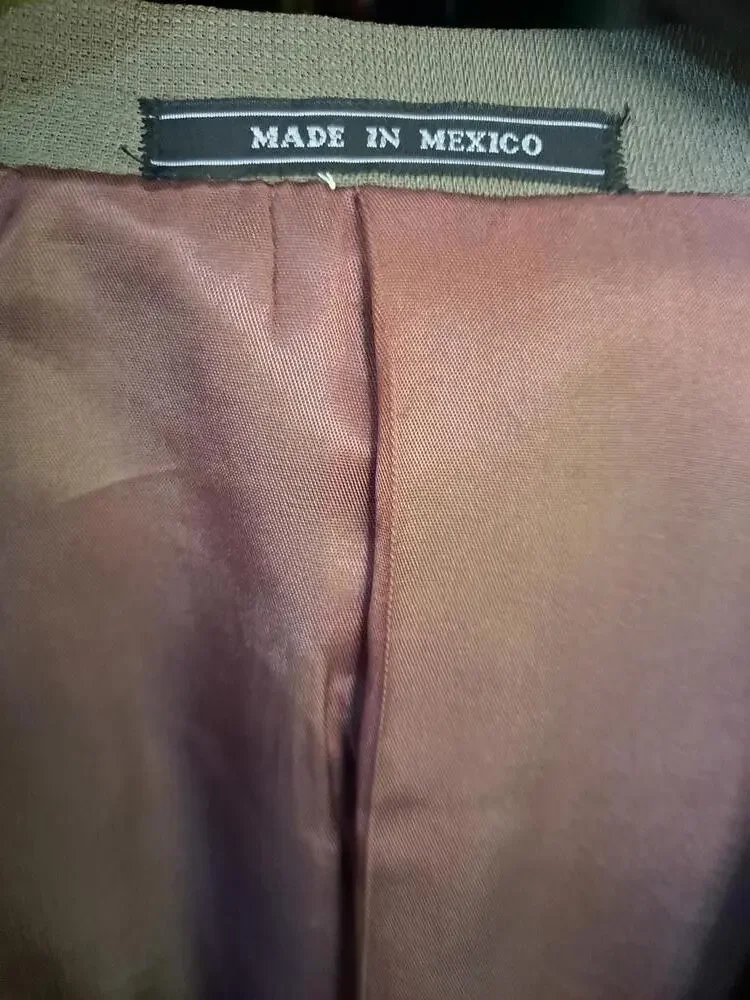 Canti di Milano‎ Tan Blazer 100% Worsted Wool